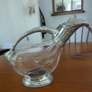 Vintage Wine Carafe Canard H 19.5 cm